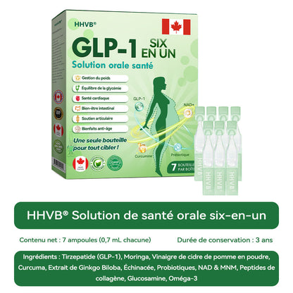 Boutique officielle|𝐻𝑯𝐕𝐁®🏆🏆𝐆𝘓𝘗-1 SIX IN-ONE Solution de santé liquide oral (Juste une dose par jour, changements visibles en 7 jours) ✅ Pour l'obésité, la santé cardiovasculaire, le diabète, l'apnée du sommeil, les problèmes articulaires, et plus encore