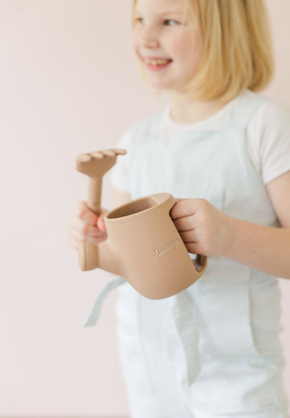 Personalized Silicone Gardering Can and Rake Toy