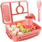 Bento Box Lunch Box Kids,Lunch Containers for Kids/Toddler,5 Compartments Bento Lunch Box for Kids with Sauce Vontainers,Microwave & Dishwasher & Freezer Safe,Bpa-Free(Blue)