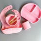 Personalized Silicone Feeding Set (Bibs set 6 pieces)