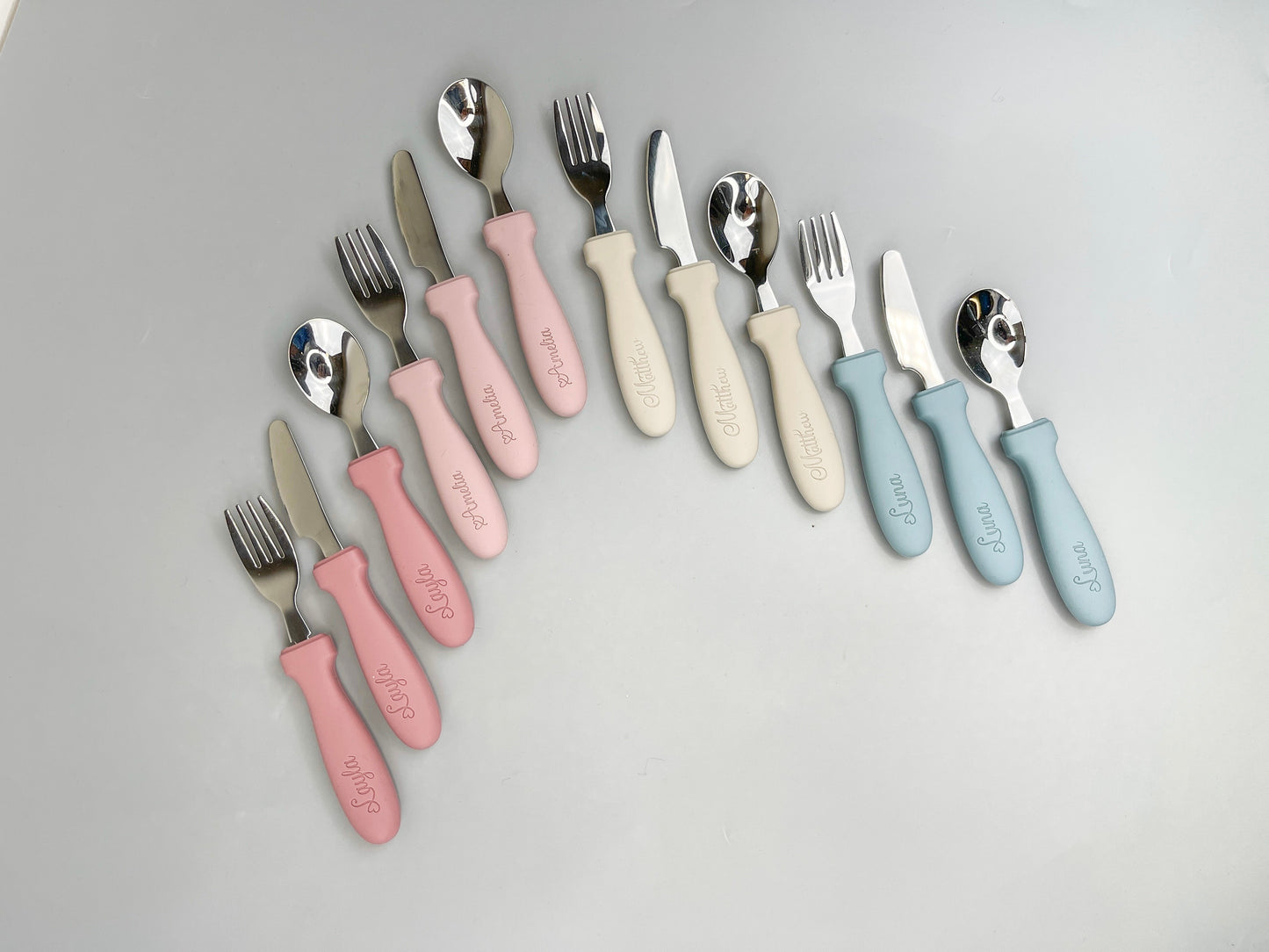 Personalized Toddler Utensils (set of 3)